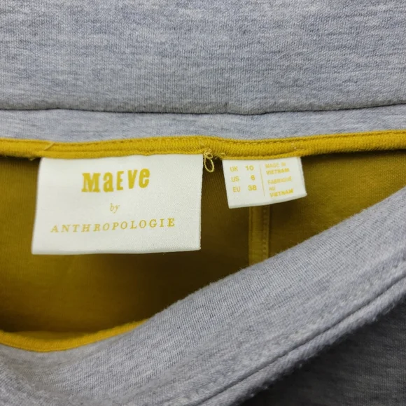 Maeve Anthropologie Grey Mini Skirt | Anthropologie Skirt | Size Small - Picture 3 of 7